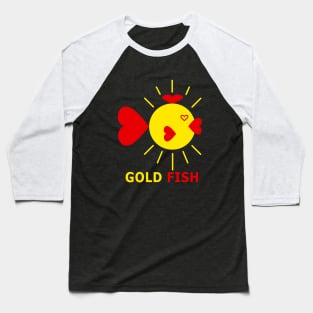 Gold Fish Baseball T-Shirt